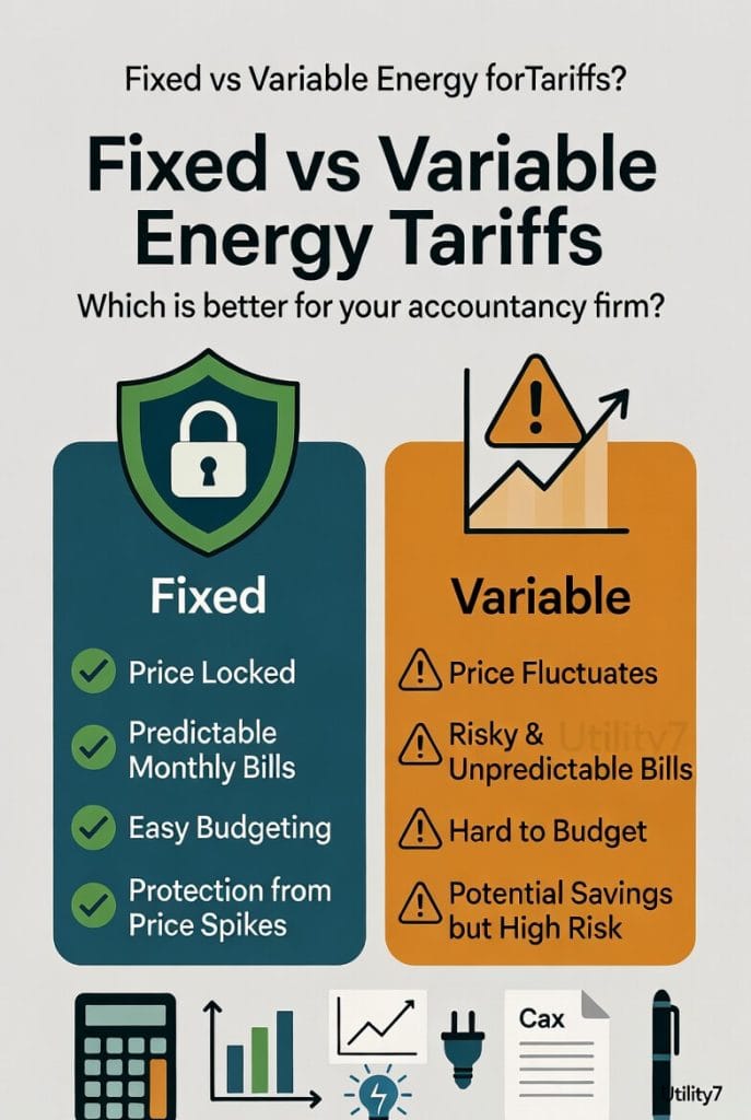 Fixed vs. Variable Energy Tariffs for Accountancy Companies