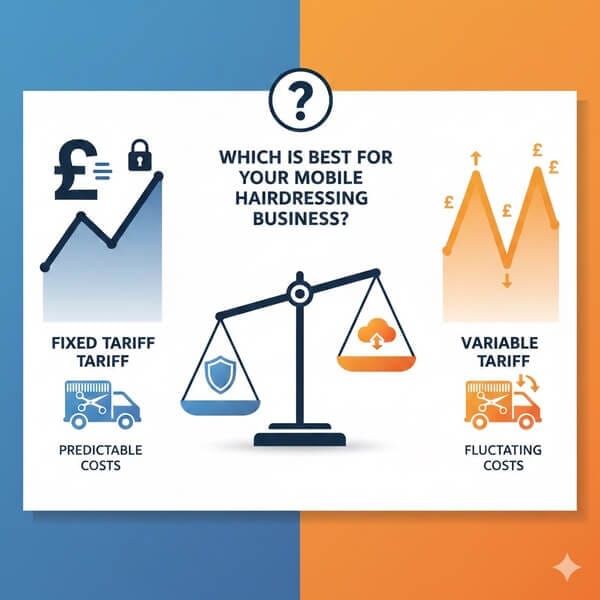 Fixed vs. Variable Energy Tariffs for Mobile Hairdressers: Which is Best?