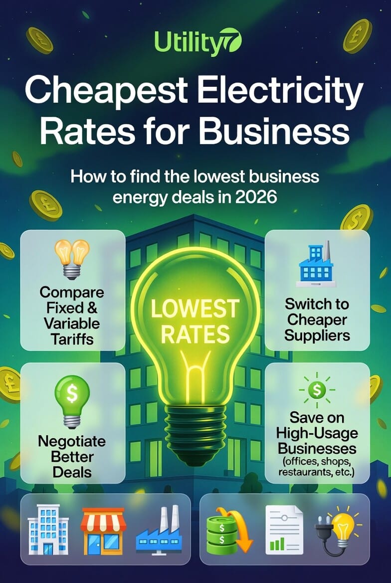 Cheapest Electricity Rates for Business | Compare UK Energy Quotes