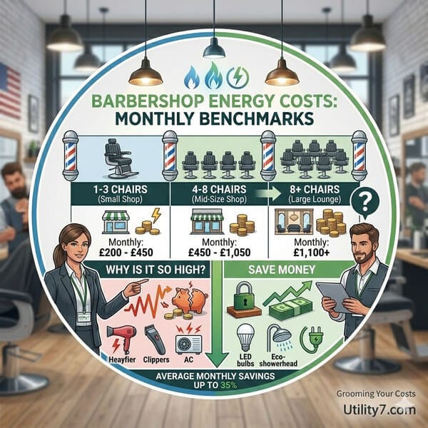 How Much Does Energy Cost Per Month for a Barber’s Business? | Utility7